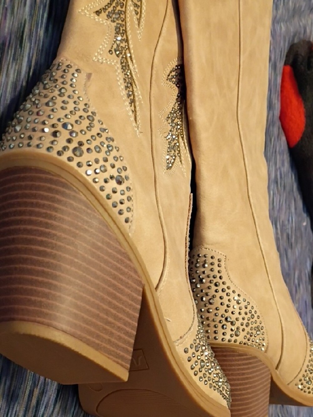 Women's Rhinestone Western Boot✨ - Picture 8 of 10